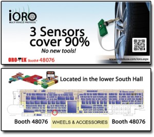 invitations to Orotek's booth at SEMA Show 2011